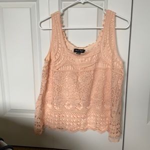Charlie Paige lace tank top